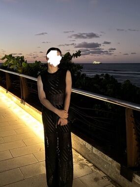 Banana Republic Black Maxi Gown